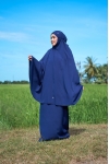 Telekung Tyara Deep Blue